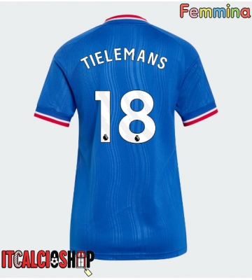 Manchester United Youri Tielemans #18 Seconda Maglia Femmina 2026-27 Manica Corta